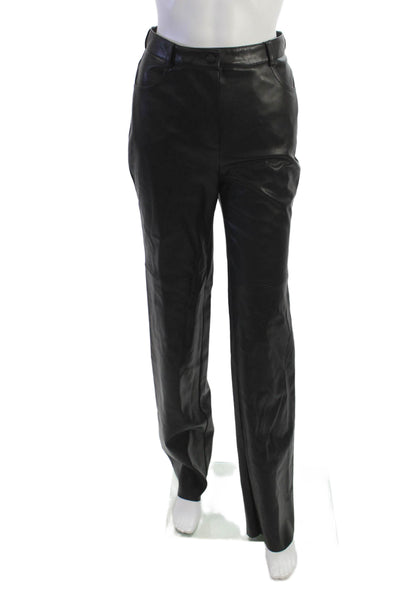 Cult Naked Womens Black Button Front Pants 33 Inseam Size S