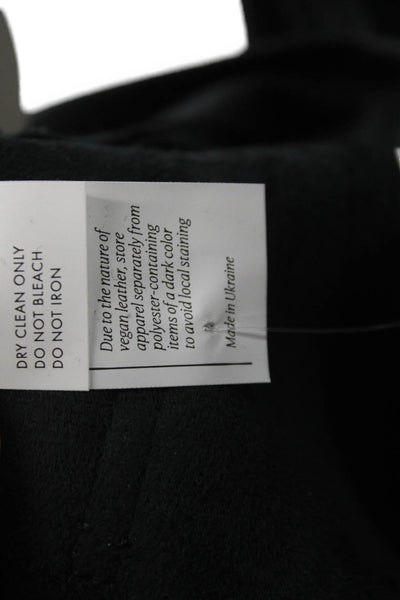 Cult Naked Womens Black Button Front Pants 33 Inseam Size S
