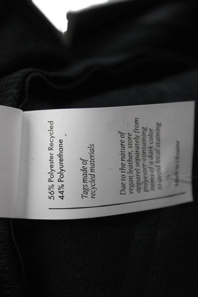 Cult Naked Womens Black Button Front Pants 33 Inseam Size S