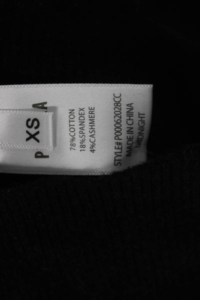 Pistola Women Basic Black Square Neck Tank Petites Size XS