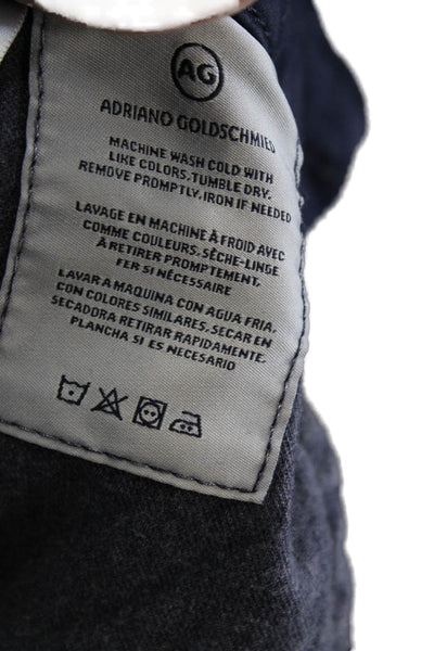 AG Adriano Goldschmied Womens Ankle Jeggings Dark Blue Size 27
