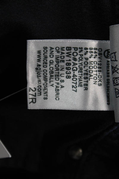 AG Adriano Goldschmied Womens Black Jegging Pants Size 27