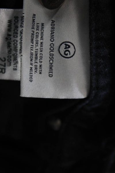 AG Adriano Goldschmied Womens Black Jegging Pants Size 27