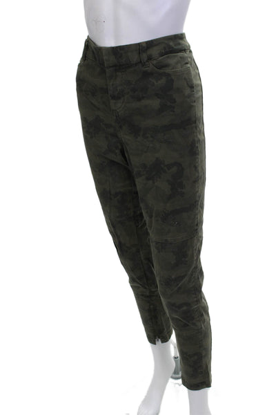 Ecru Women Green Camo Cropped Ankle Pants Size 4