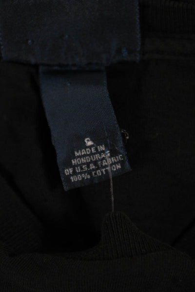 Polo Ralph Lauren Mens Black Long Sleeve 100% Cotton T-Shirt Size M