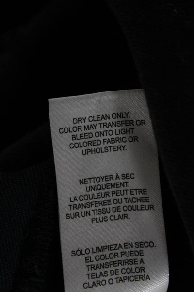 Frame Womens Cropped Pants Black Cotton Blend Size 0