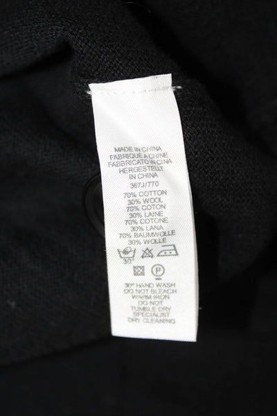 Paul Smith Mens Black Crew Neck Pullover 70% Cotton 30% Wool Size L