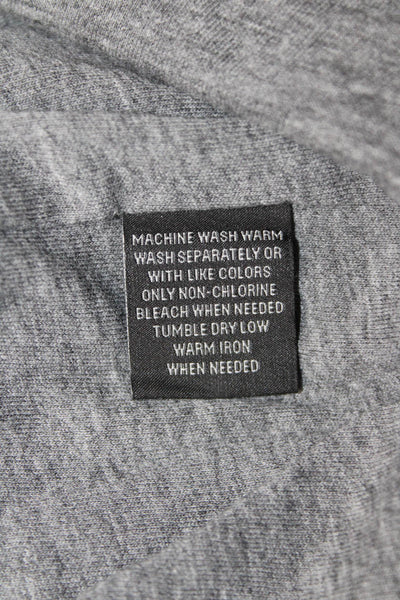 Bloomingdales The Mens Store Men's Dark Blue Cotton Crewneck LS T-Shirt Size L