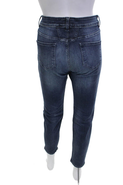 Closed Womens Cropped Ankle Jeans Dark Blue Mid Rise Size 29
