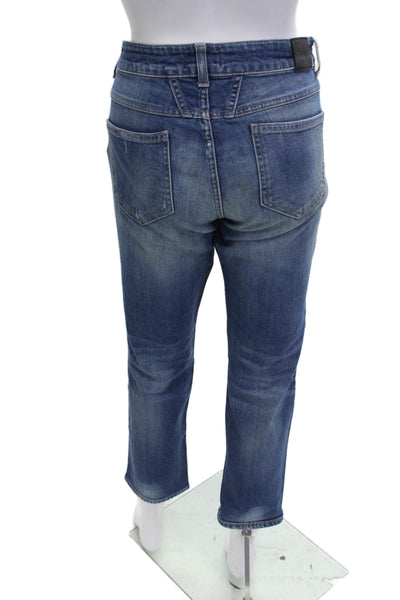 Closed Women Ankle Cropped Jeans Blue Mid Rise Inseam 26 Size 30