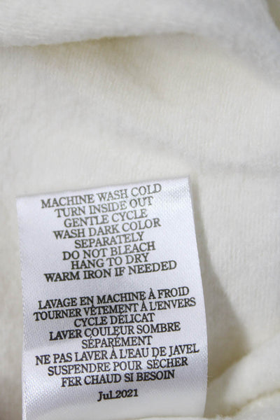 Z Supply Women Tunic Hoodie Beige Long Sleeve Drawstring Modal Size L
