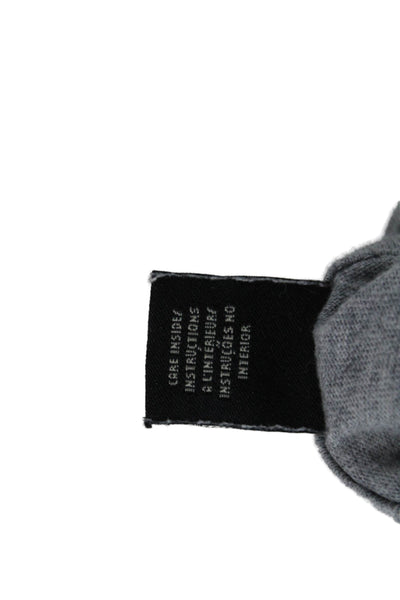 Scotch & Soda Mens V-Neck Gray Cotton Blend Sweater Button Long Sleeve Size XL