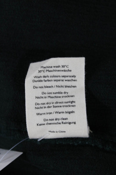 Poetry Women Green Mock Neck Shift Dress Long Sleeve Knee Length Size 12