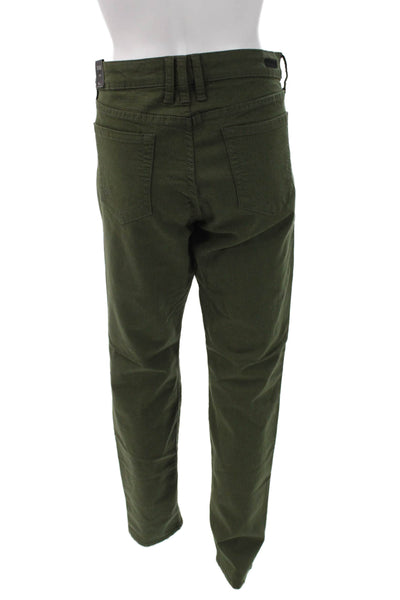 KUT from the Kloth Women Chino Pants Green Mid Rise 32 Inseam Size 12