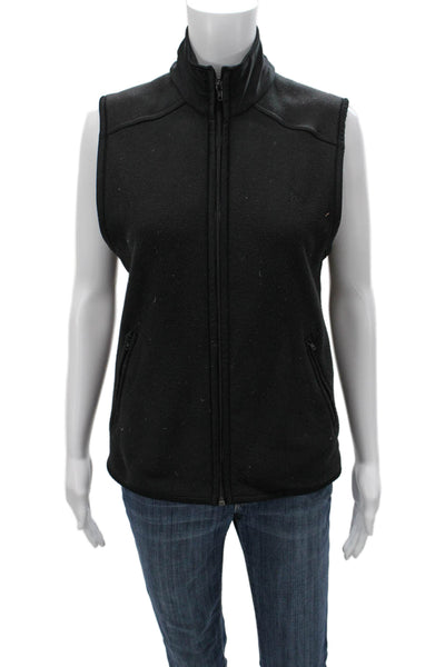 Ralph Lauren Polo Sport Womens 90s Black High Neck Sleeveless Vest Size M