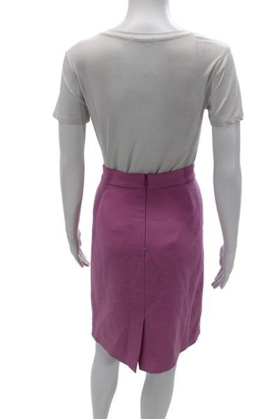 J Crew Women Pink Straight Pencil Skirt Size 10