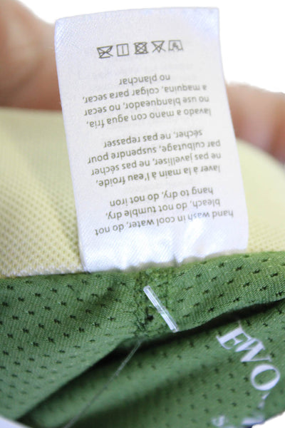 We Wore What Womens Pleated Skater Mini Skort Green Size S