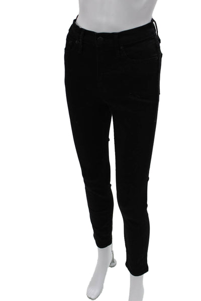 J Crew Women Black Skinny Ankle Jeans Size 27