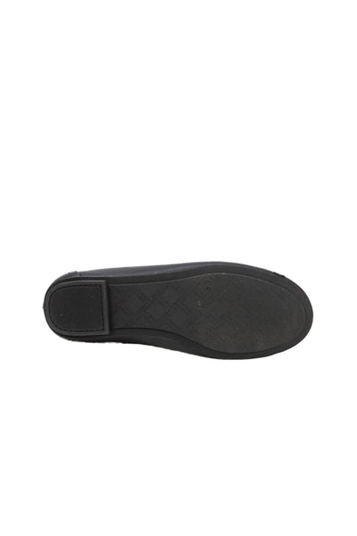 Vionic Womens Leather Spark Caroll Slip-On Ballet Flats Black Size 5