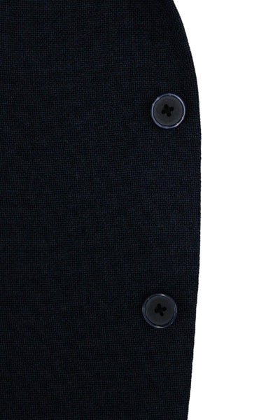 Reda Mens Dark Blue Classic Suit Jacket Long Sleeve Size 40