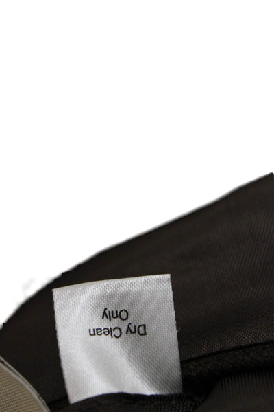 Pronto Uomo Mens Brown Wool Check Suit Jacket Button Collar Size 42