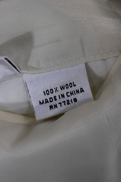 Versini Mens Beige Pure Wool Suit Jacket Size 38