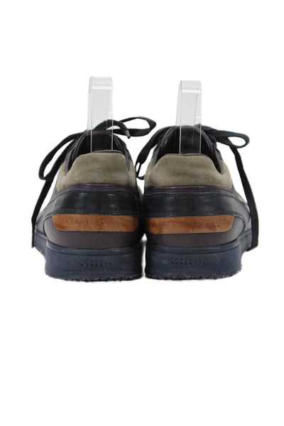 Fratelli Rossetti Womens Suede Colorblock Sneakers Gray Size 9