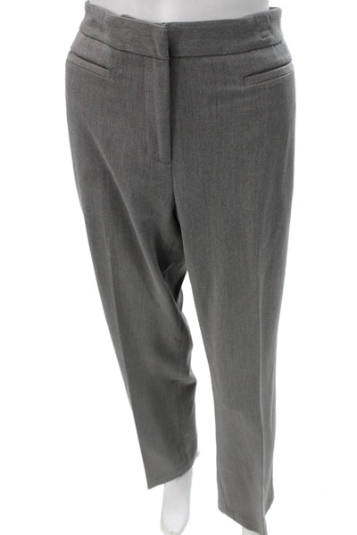 Audra Womens Gray Polyester Blend Dress Pants Size 8