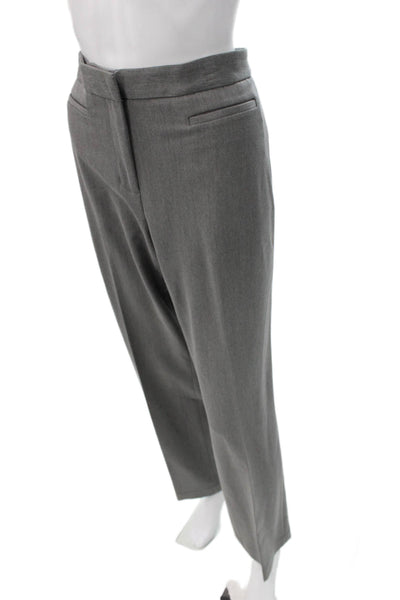 Audra Womens Gray Polyester Blend Dress Pants Size 8