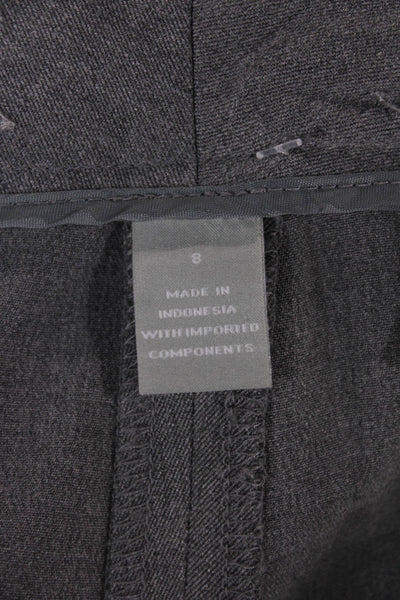 Audra Womens Gray Polyester Blend Dress Pants Size 8