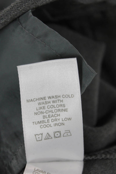 Audra Womens Gray Polyester Blend Dress Pants Size 8