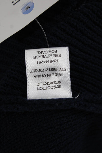 Sincerely Jules Womens Cropped Pants Dark Blue Size M