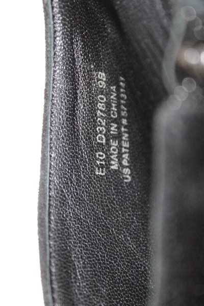 Cole Haan Womens Suede Zip High Heels Bootie Boots Shoes Black Size 9B