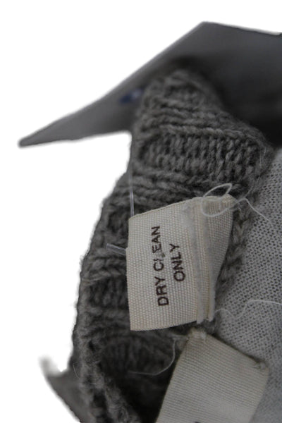 Inhabit Womens Pullover Crew Neck Long Sleeve Gray Yak Wool Sweater Size PP
