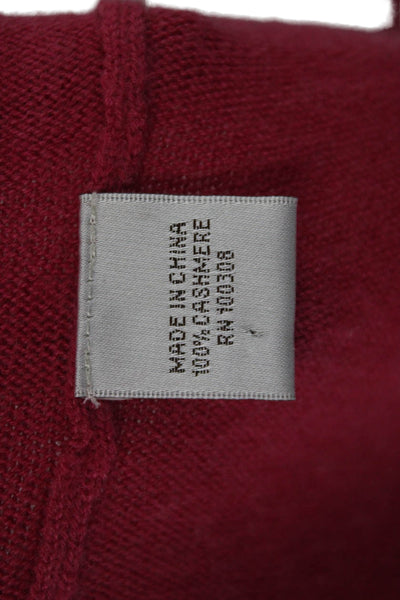 Peter Millar Womens Pink Cashmere V-Neck Pullover Sweater Long Sleeve Size S