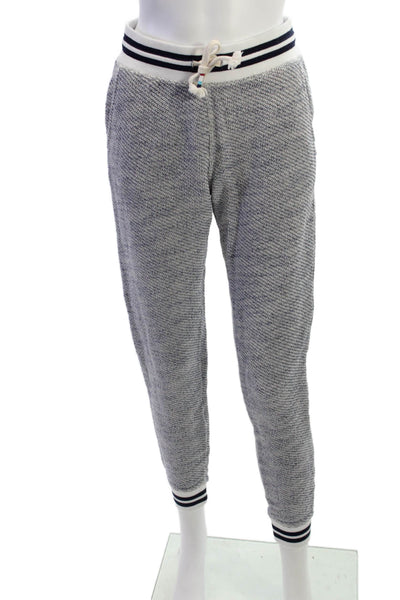 SOL ANGELES Unisex Gray Herringbone Jogger Sweatpants Drawstring Size XS