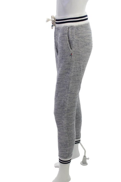 SOL ANGELES Unisex Gray Herringbone Jogger Sweatpants Drawstring Size XS