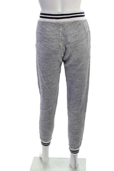 SOL ANGELES Unisex Gray Herringbone Jogger Sweatpants Drawstring Size XS