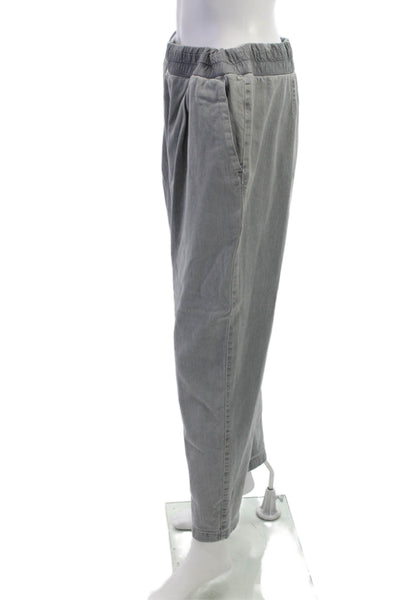 James Perse Womens Cropped Gray Pants Size 2