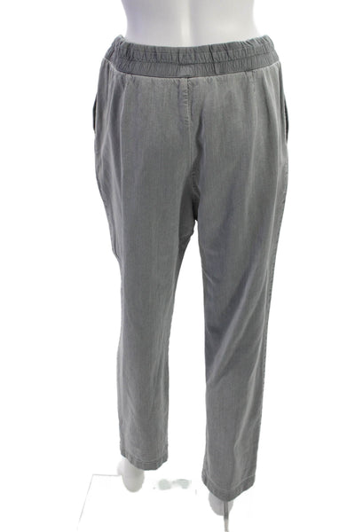 James Perse Womens Cropped Gray Pants Size 2