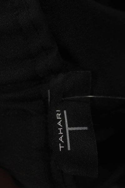 T Tahari Women Dress Pants Black 92% Polyester 8% Spandex Size 14