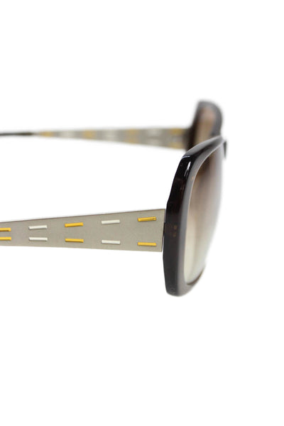 Nicole Miller Womens Ombre Lens Detail Sunglasses Brown