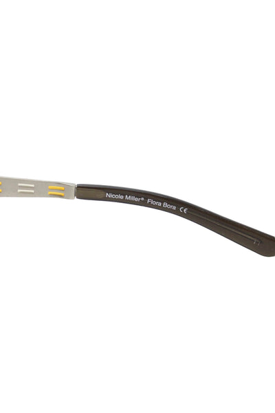 Nicole Miller Womens Ombre Lens Detail Sunglasses Brown