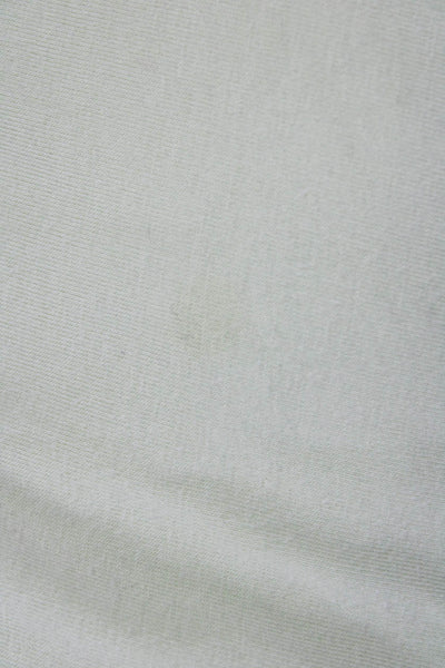 Eileen Fisher Women Green Henley Hoodie 90% Organic Cotton Long Sleeve Size L