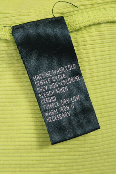 Lauren Ralph Lauren Womens Green Sleeveless Square Neck Basic Tank 90s Size M