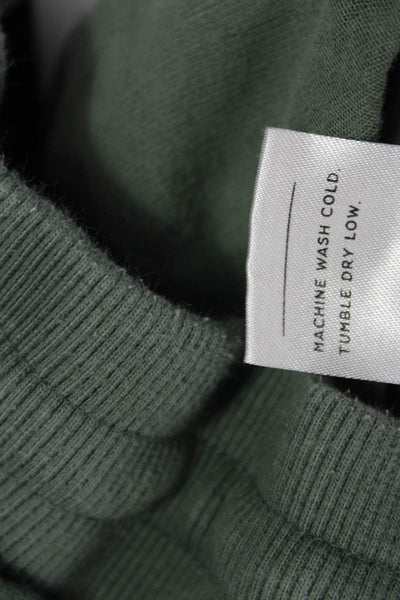 Pact Womens Cargo Jogger Pants Green Drawstring 70% Organic Cotton Size XL
