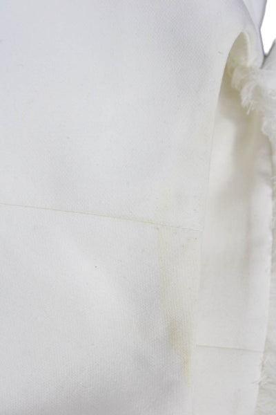 Cinq A Sept Womens Fit & Flare Mini Dress White Size 12