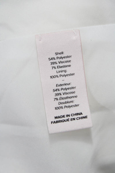 Cinq A Sept Womens Fit & Flare Mini Dress White Size 12