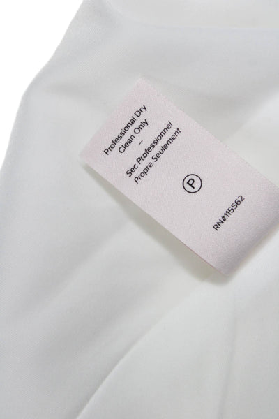 Cinq A Sept Womens Fit & Flare Mini Dress White Size 12