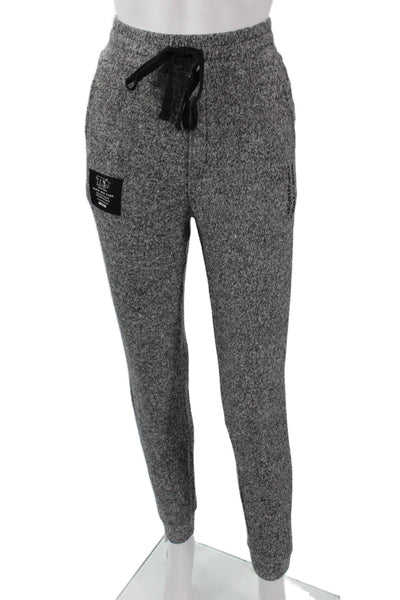 The Kooples Women Jogger Sweatpants Gray Drawstring Viscose Cotton Blend Size 1